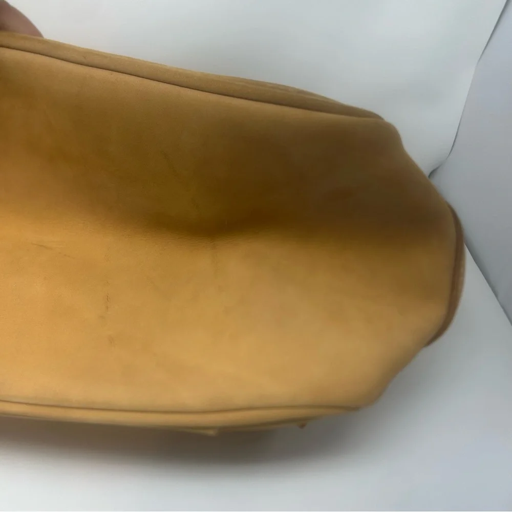 J. Peterman Co. British Tan Saddle leather bag